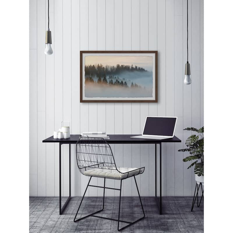 'Morning at the Forest' Framed Painting Print