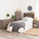 preview thumbnail 15 of 17, Bella Twin Bookcase Headboard, Espresso