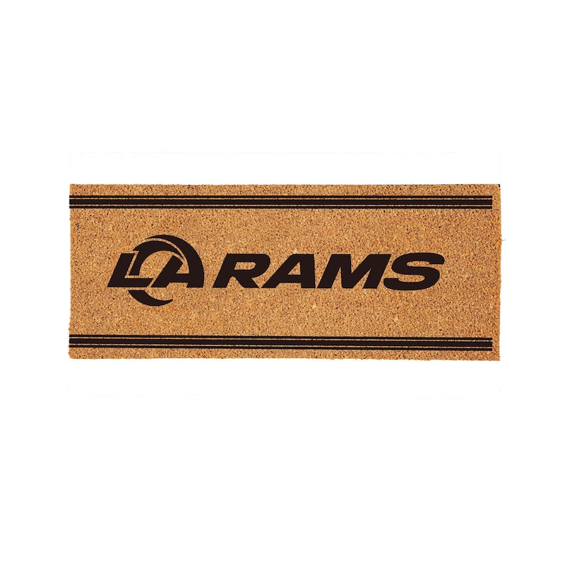 Los Angeles Rams Monochrome Indoor/Outdoor Coir Door Mat