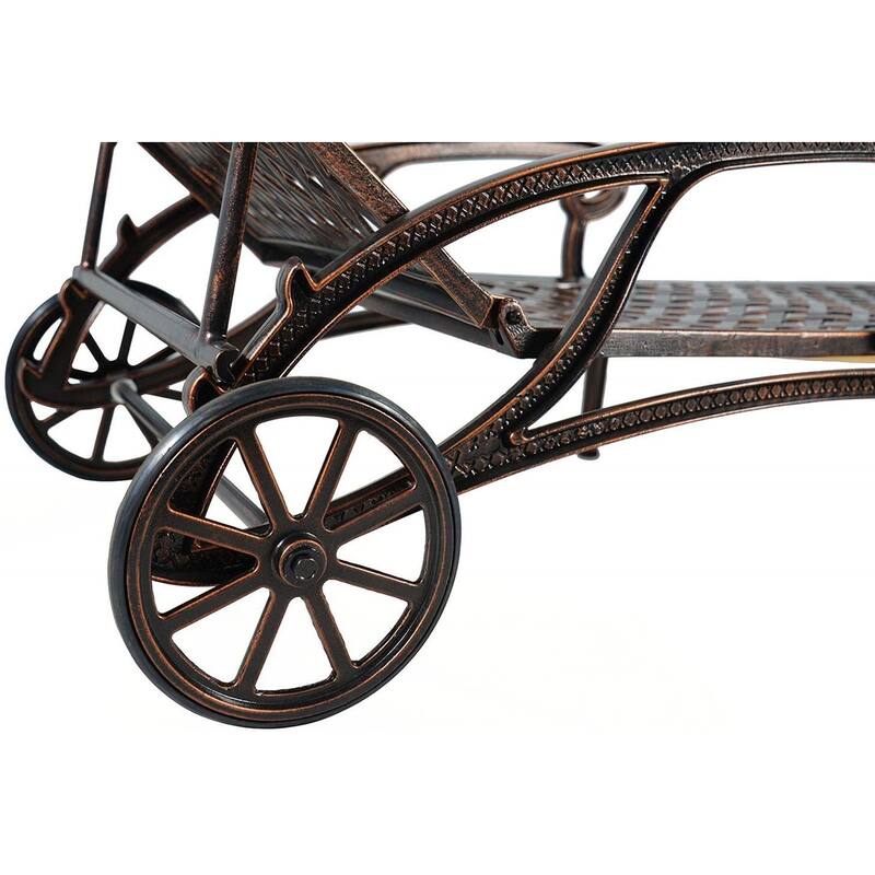 Aluminium Cast Lounge Chair 1pcs