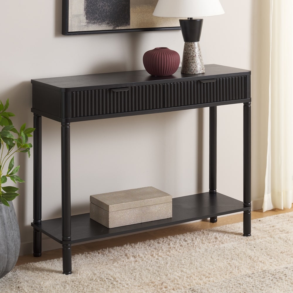 SAFAVIEH Thurston 2-Drawer Console Table - 35"W x 12"D x 28"H