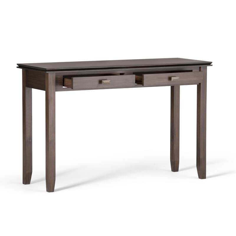 WYNDENHALL Stratford SOLID WOOD 46 inch Wide Transitional Console Sofa Table - 45.9 Inches wide