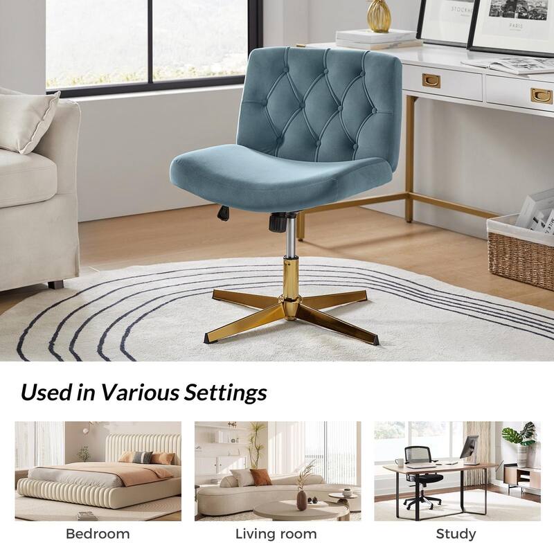 Alfons 360-Degree Swivel & Height Adjustable Task Chair by HULALA HOME