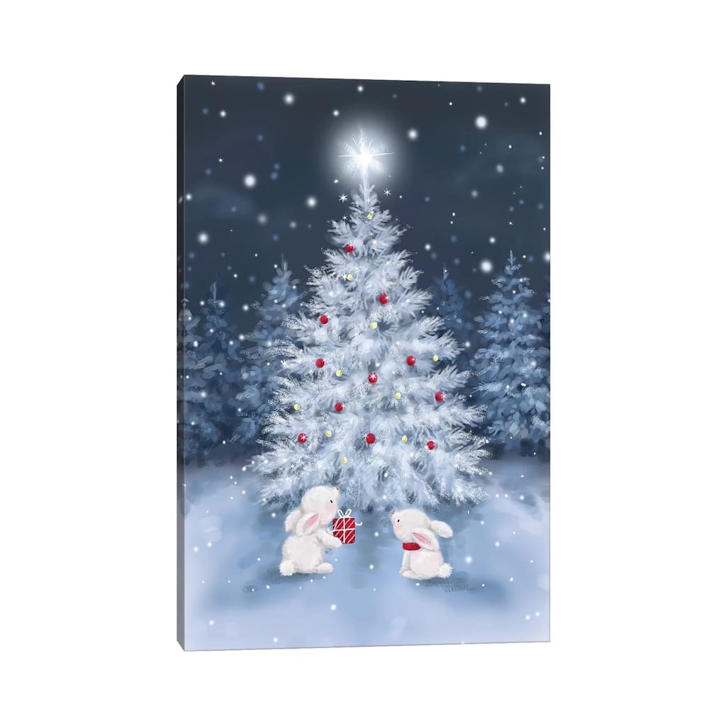 iCanvas "Tree With Rabbits" by MAKIKO Canvas Print