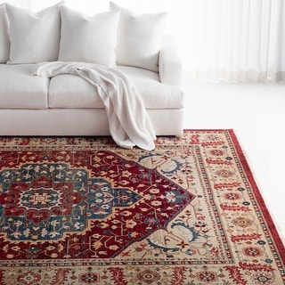 Lauren Ralph Lauren Chloe Traditional Medallion Rug Fringe