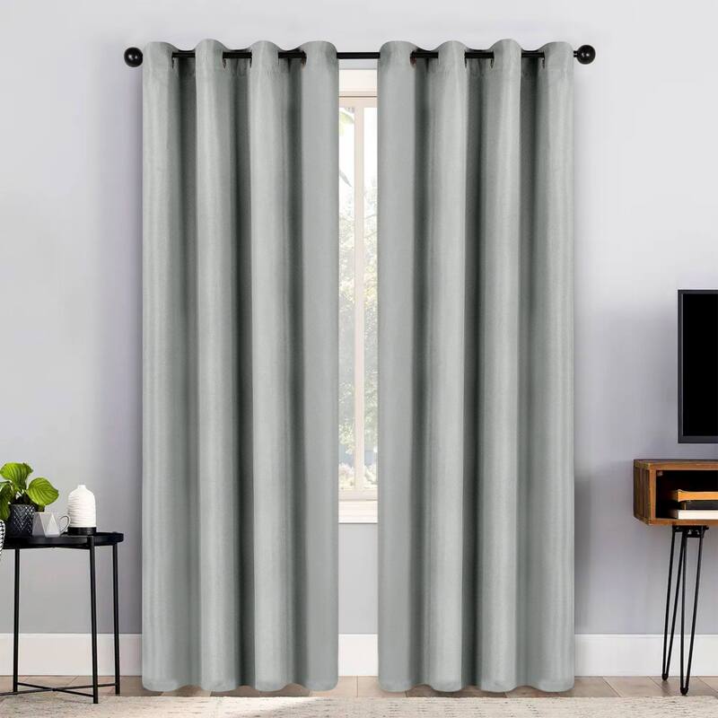 Superior Jaxon Washable Room Darkening Curtains, Set of 2 Panels