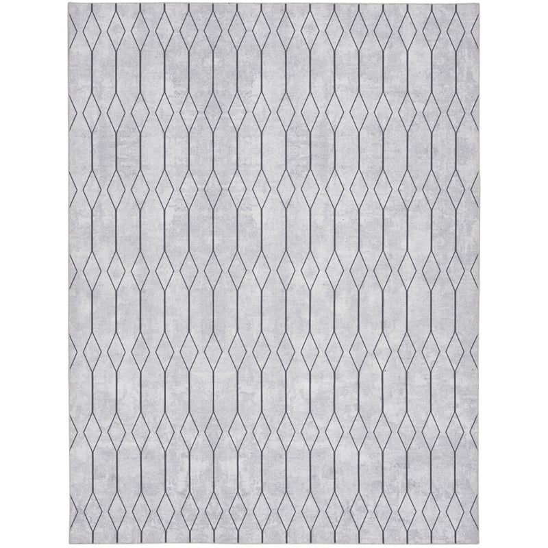 Pebiv Power Loomed Geometric Area Rug By HomeRoots - 8' x 10'