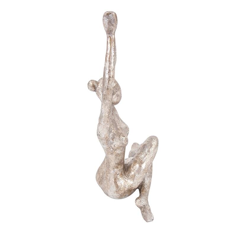 Allan Andrews Warm Silver Decorative Yoga Pose Figure