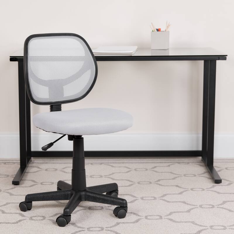 Low Curved Back Mesh Swivel Task Office Chair
