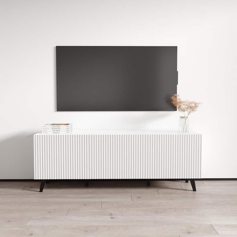 Pafos 3D TV Stand - White