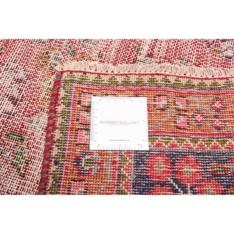 ECARPETGALLERY Hand-knotted Antalya Vintage Red Wool Rug - 5'9 x 9'0