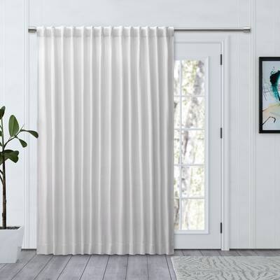 Chevron Double Lined Rod Pocket With Back Tab Patio Panel - 96"W x 84"L