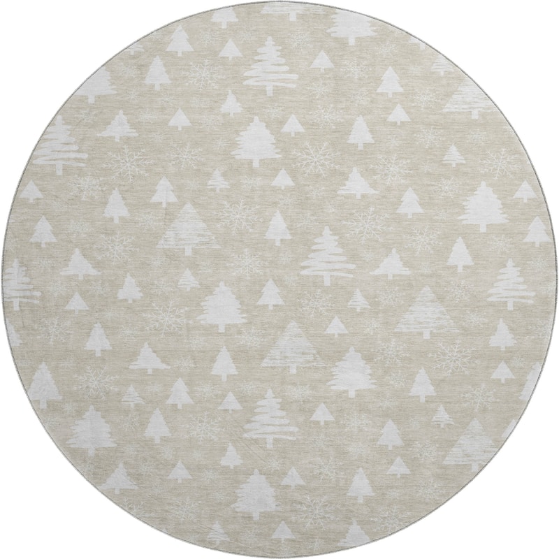 Premium Washable Super Soft Christmas Tree Mayfield Rug