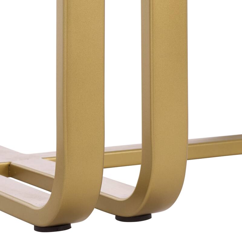 SAFAVIEH Couture Dominic Glass Top Coffee Table - 30"W x 18"D x 18"H