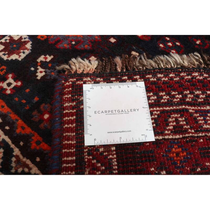 ECARPETGALLERY Hand-knotted Melis Vintage Red Wool Rug - 5'8 x 8'10