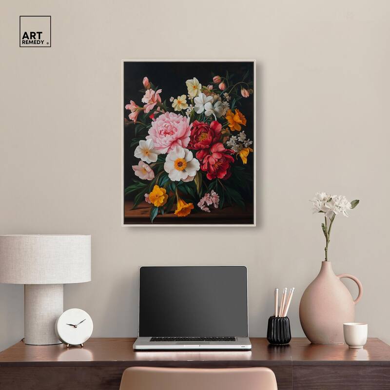 Violet Vignette II Canvas by Art Remedy