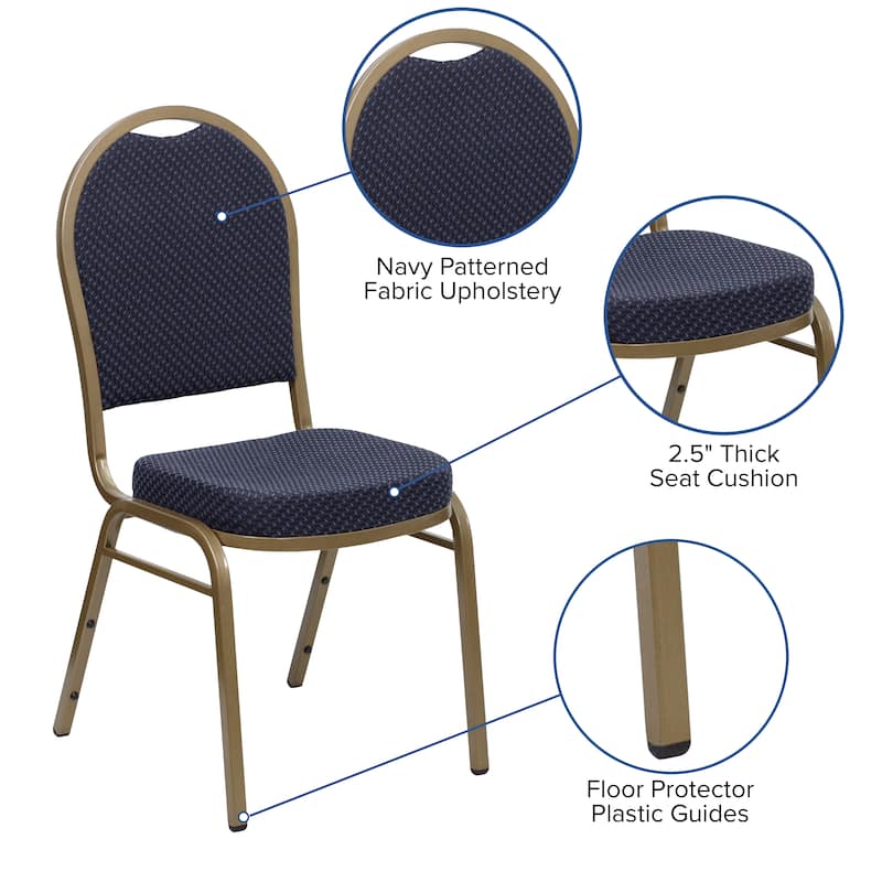 Dome Back Stacking Banquet Chair