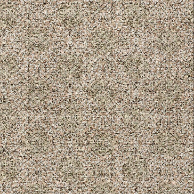 HomeRoots Damask Transitional Rectangle Outdoor Rug