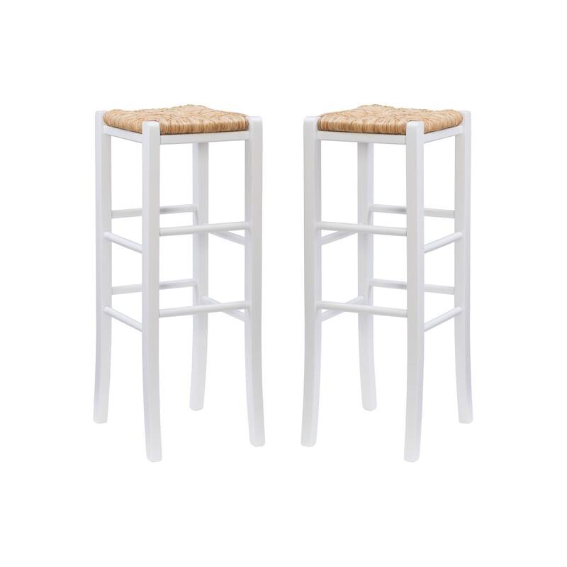 Graham Backless Barstool (Set of 2) - White
