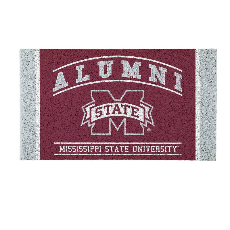 28 in. x 16 in. Mississippi State University Alumni Full Color PVC Door Mat