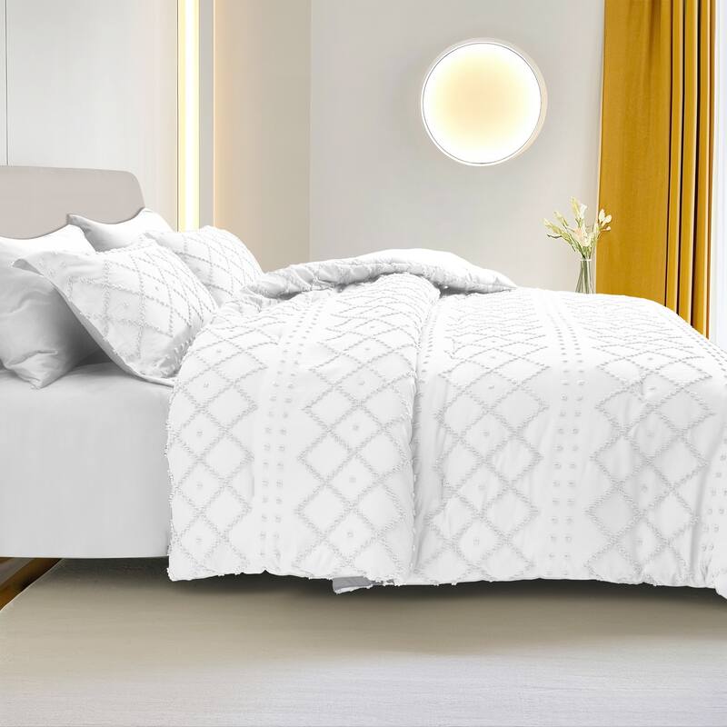 Set of 5/7 Pieces Brushed Comforter Set, Bed-in-a-Bag