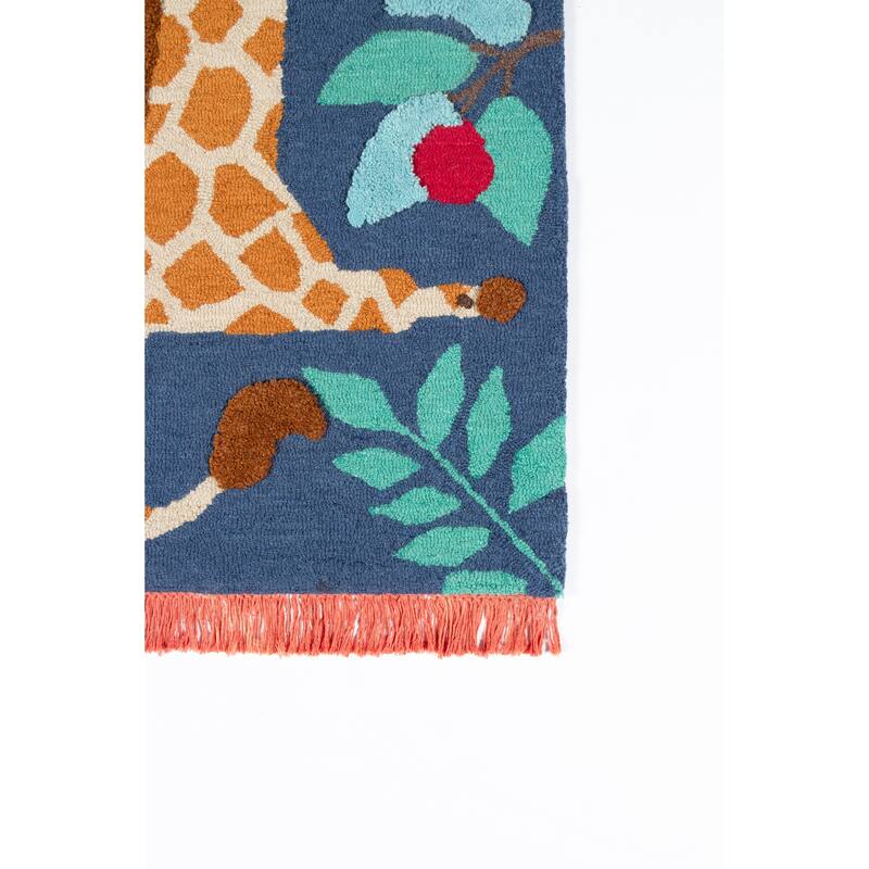 Novogratz by Momeni Atticus Gia Hand Tufted Animal Print Wool Rug