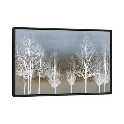 iCanvas "Trees On Brown And Blue" by Kate Bennett Framed Canvas Print