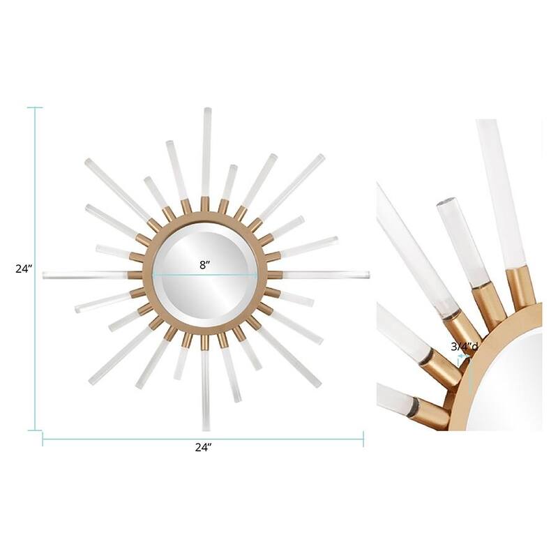 Golden Nimbus Mirror - 26 x 26 x 3