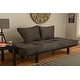 preview thumbnail 5 of 4, Porch & Den Boyd Daybed Lounger with Suede Grey Mattress