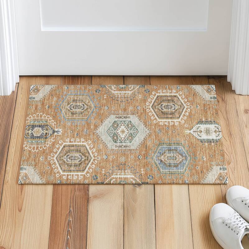 Machine Washable Indoor/ Outdoor Global Akron Chantille Rug