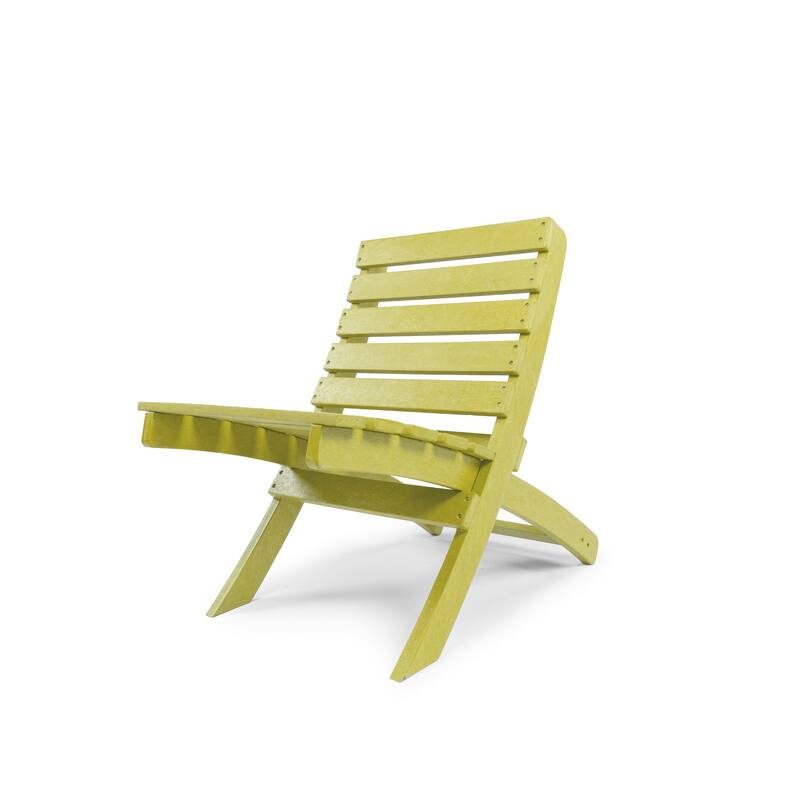 Versailles Quick Assembly All-Weather Outdoor Folding Patio Chair and Table Set - 3-piece