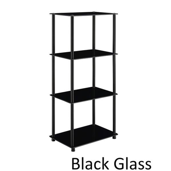 Shop Porch Den Japonica Glass 4 Tier Tower Shelf On Sale