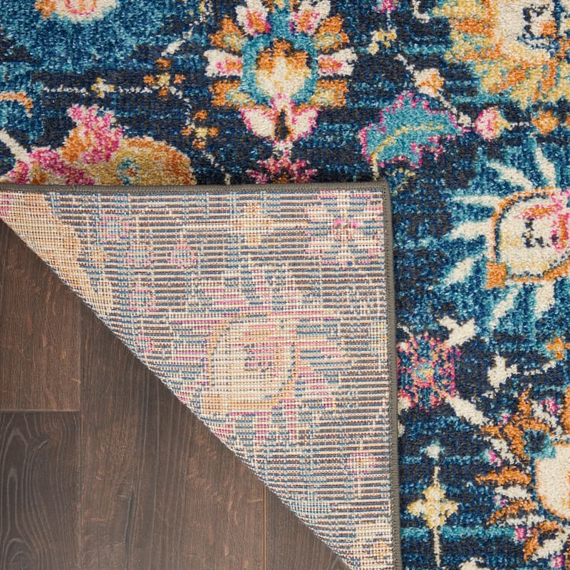 Nourison Passion Boho French Country Floral Area Rug.