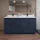 Option Dark Blue / White Quartz Top / Matte Black