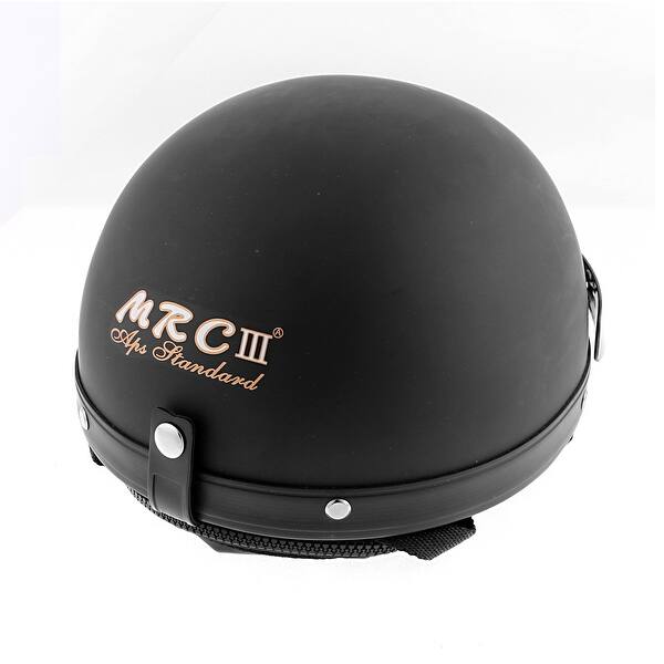 Black Gladiator Novelty Motorcycle Half Helmet H-arley Cap Skull Cap U3B1 