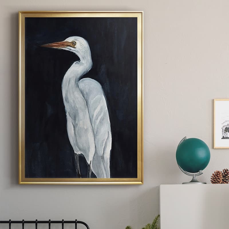 Calm Great Egret I Premium Framed Print - Ready to Hang