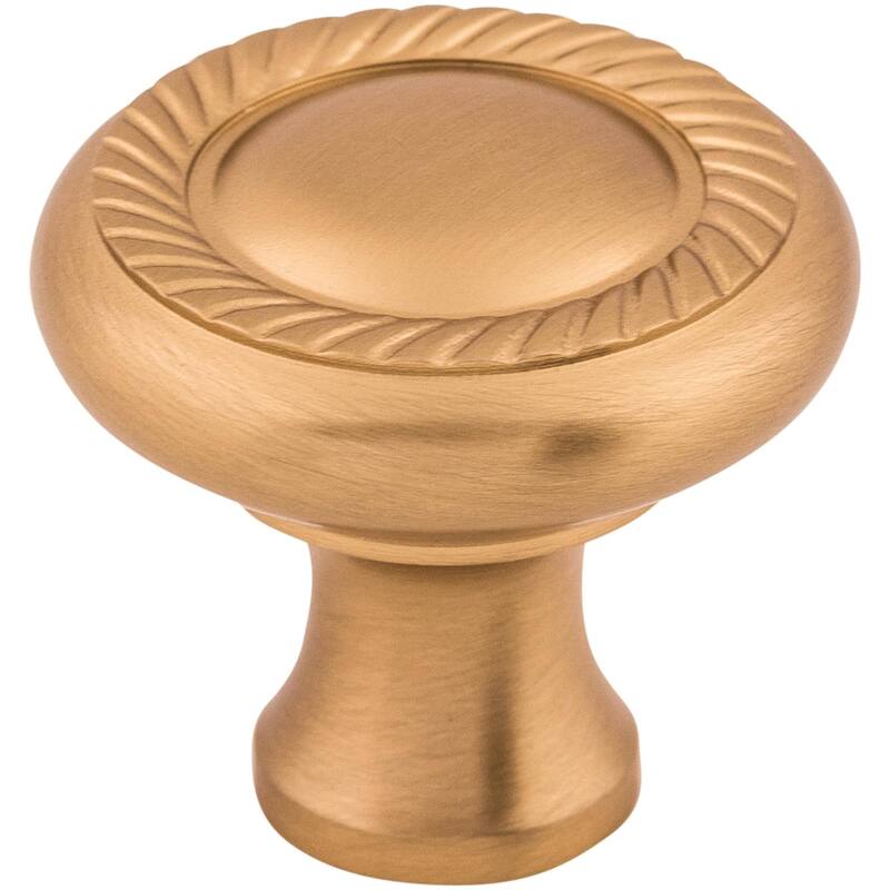 Top Knobs Swirl Cut 1-1/4 Inch Mushroom Cabinet Knob from the Somerset - Brushed Bronze