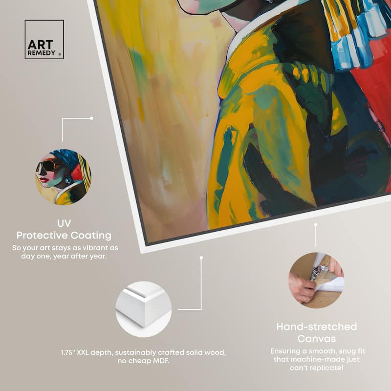 Pearl Earring Cover Canvas by Art Remedy