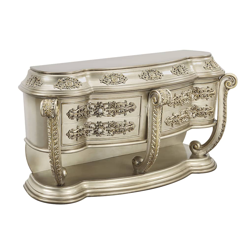 Davies Champagne and Gold 4-Drawer Dresser