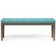 preview thumbnail 46 of 78, WYNDENHALL Hopewell 48 inch Wide Traditional Rectangle Ottoman Bench