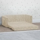 preview thumbnail 9 of 8, Serta Perfect Sleeper Extra Wide Convertible Sofa to Lounger - Comfy 2-in-1 Flip Open Couch/Sleeper for Kids