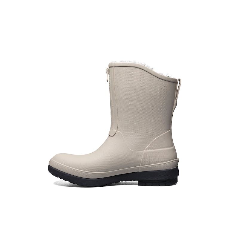 Bogs Women's Amanda II Mid Zip Rain Boot - Sandstone - 8