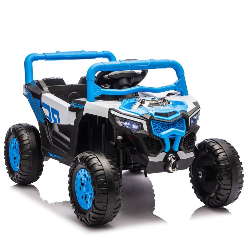 12V Kids Ride On Electric UTV W/2.4G Parents Control, Slow Start & Swing Function, Anti-Slip Wheels