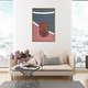 preview thumbnail 7 of 28, Oliver Gal 'Basketball Court Area' Sports Blue Wall Art Canvas 30 x 45 - Gold