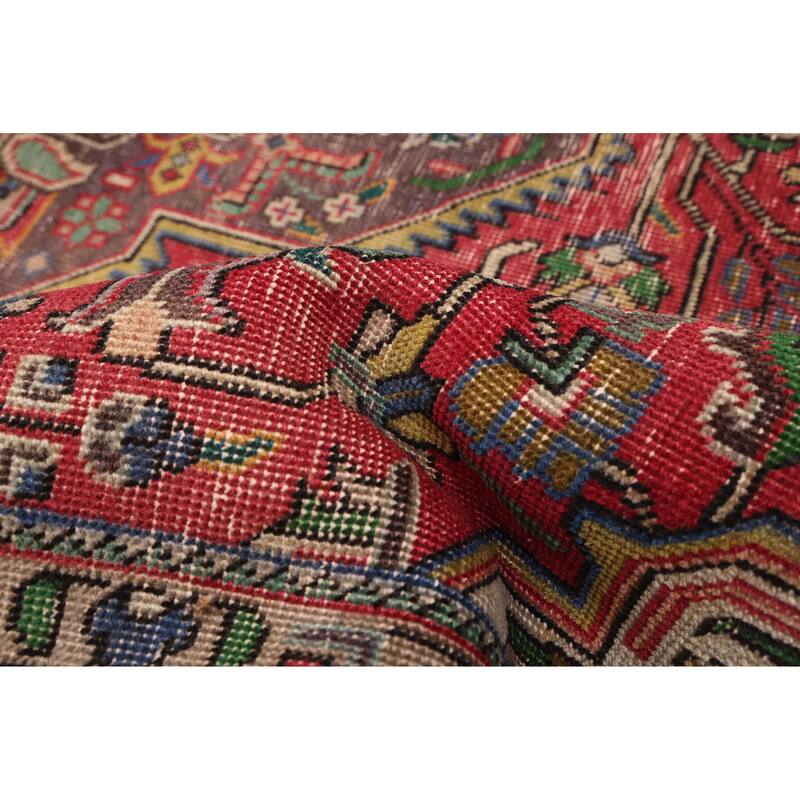 ECARPETGALLERY Hand-knotted Antalya Vintage Red Wool Rug - 6'3 x 9'1