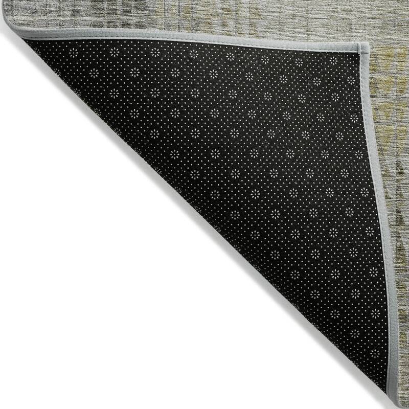 HomeRoots Abstract Transitional Rectangle Outdoor Rug