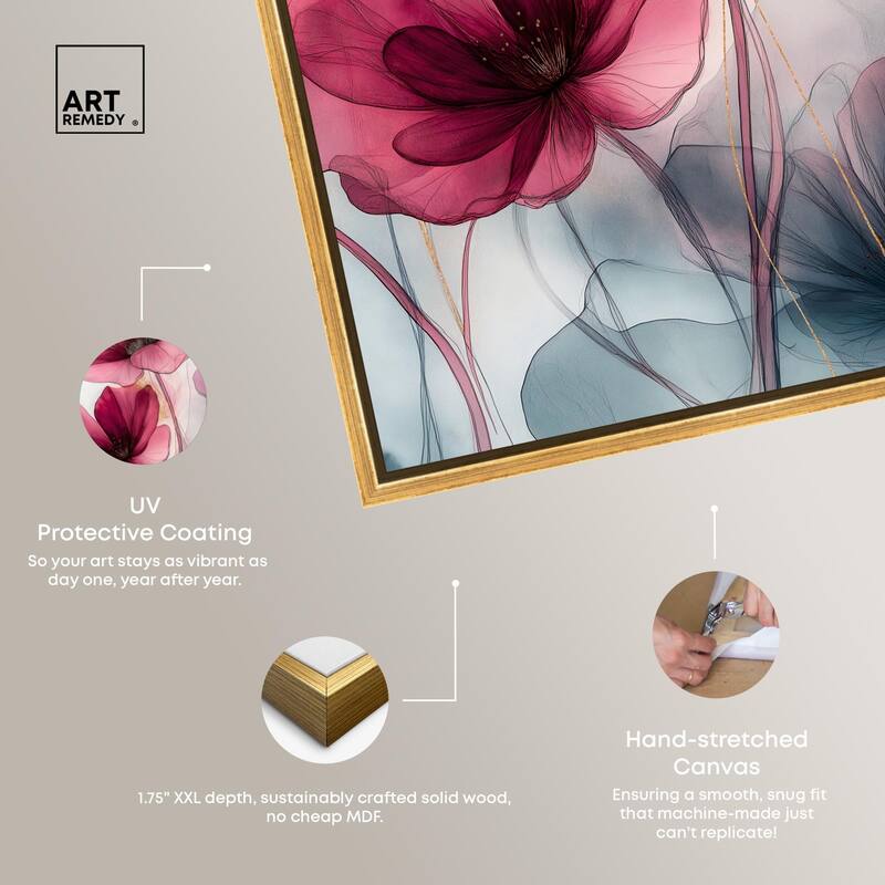 Filigree Flora II Canvas by Art Remedy