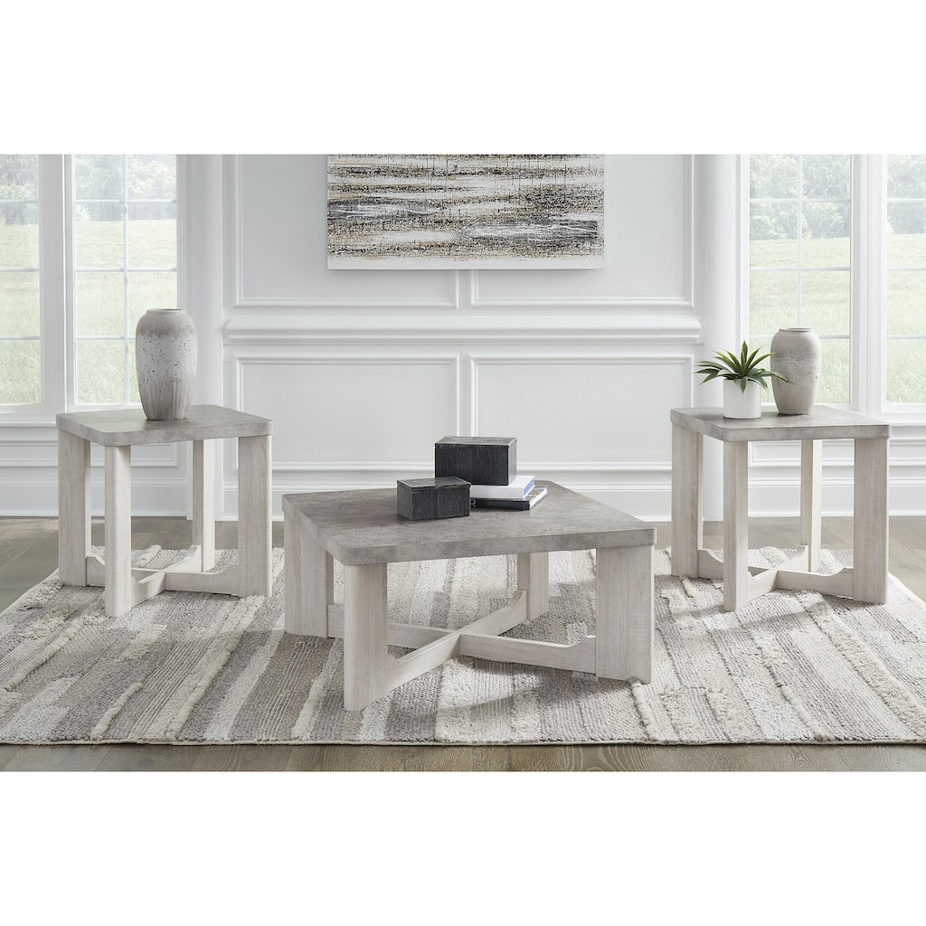 Signature Design by Ashley Garnilly Table (Set of 3) - 35"W x 35"D x 17"H