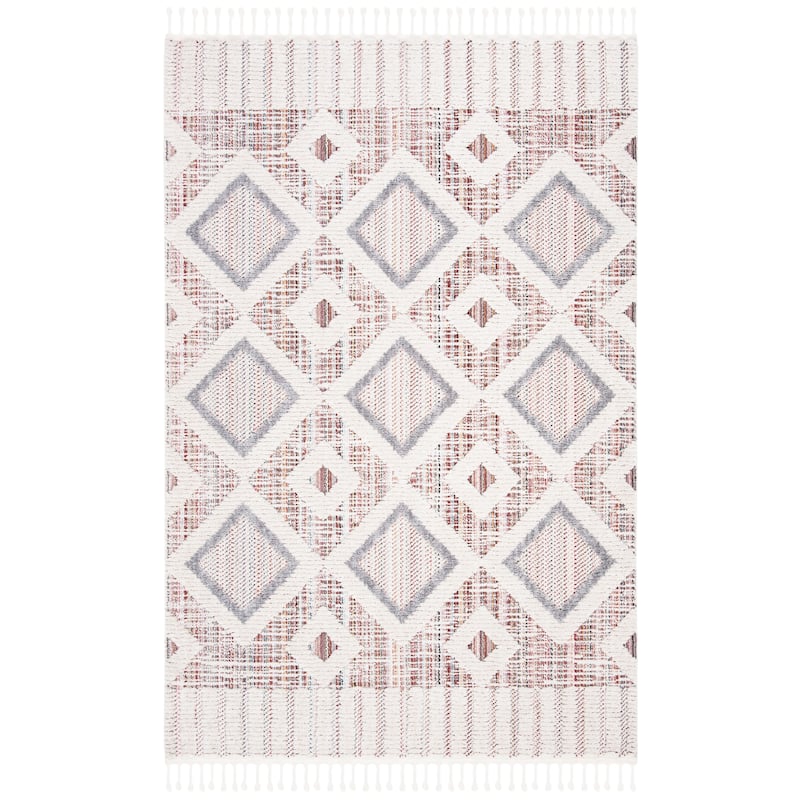 SAFAVIEH Marrakech Moroccan Elenore Boho Braided Tassel Area Rug
