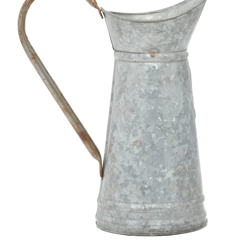 Brown Metal Watering Can Indoor Outdoor Planter